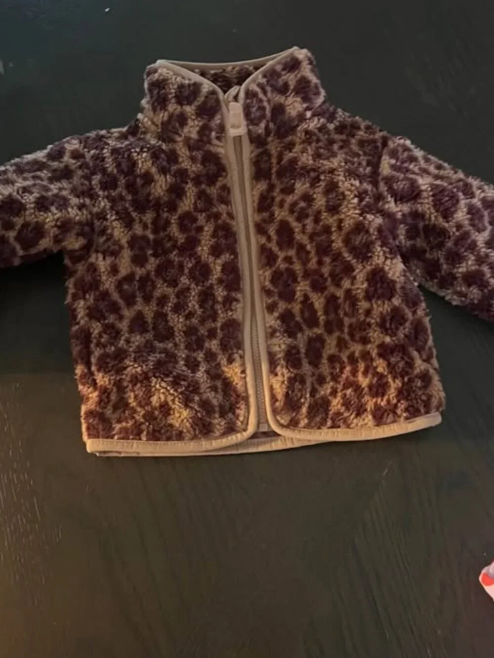 Carter's Leopard Fleece Jacket 12M